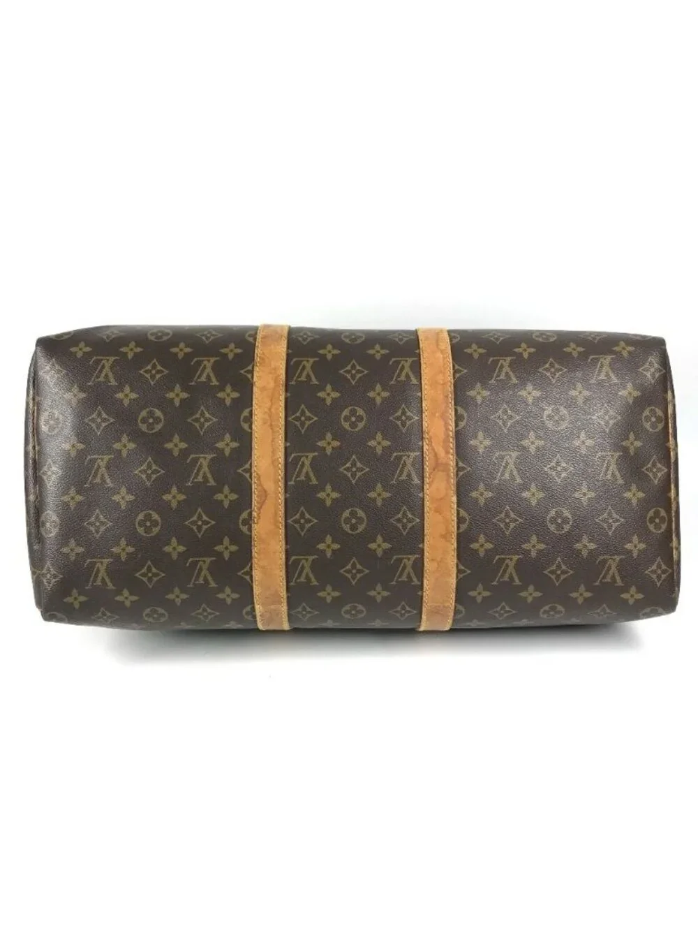 Louis Vuitton Boston Bag Keepall 50 Monogram Canvas Brown